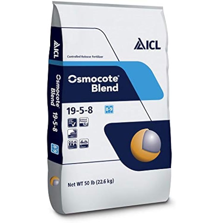Osmocote Osmocote Pro 9 19-5-8 قاصرين، سماد كامل الموسم، 8-9 شهر، 50 رطل