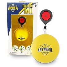 Anywhere Sports 3-in-1 Soccer/Football/Rugby Trainer - Kick, Touch, and Solo Practice with Adjustable Leash - Master Ball Control and Skills - Portable and Versatile Training Aid Kids and Adults