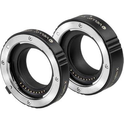 مجموعة أنابيب تمديد التركيز التلقائي Vello Deluxe لـ FUJIFILM X-Mount ، الإصدار الثاني