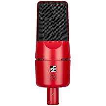 SE ELECTRONICS X1 Series Condenser Microphone with Clip, Red w. Black Grille, Limited Anniversary Edition