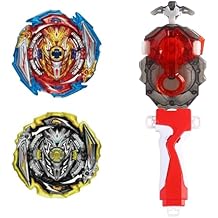 Bey Battling Top Burst Gyro Toy Set 1xLauncher 1xGrip for Birthday Party Gift Idea Toys for Boys Kids Children Age 8 + (B-173)