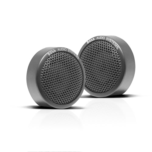 BOSS Audio Systems TW18 Car Door Tweeters - 200 Watts Max ، 1 Inch Polyimide Dome ، يباع في أزواج
