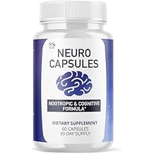 Neuro Capsules, Official Neuro Supplement Pills with All Natural Ingredients, Advanced Formula Brain Health Pills with Maximum Strength Premium Vitamins for Women and Men (60 Capsules)