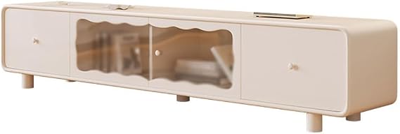 Mueble para Televisor فرنسي حديث بسيط كريم نمط تلفزيون مجلس الوزراء الحد الأدنى ضوء فاخر منزل غرفة المعيشة شقة صغيرة تلفزيون مجلس الوزراء Estante para Tv