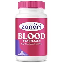Zanari Blood Stabilizer Official Formula, Powerful Blend with Natural Ingredients to Support Healthy Circulation, Heart, Energy & Stable Levels | Premium Easy-to-Take Pills (60 Capsules)
