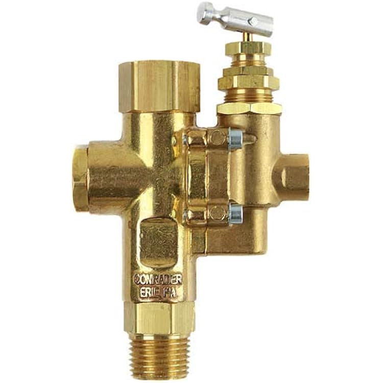 ضاغط الهواء تفريغ صمام الفحص التجريبي تفريغ الغاز 95-125 12 FPT TOP INLET X 12 MNPT OUTLET لضواغط الغاز