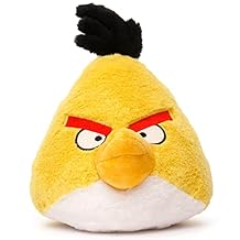 Mighty Mojo Angry Birds - Chuck - Yellow Bird - 9 Inch Collectible Plush Doll - مرخص رسميًا - Super Soft ، Cuddly Doll for Kids and Adults - Original Series