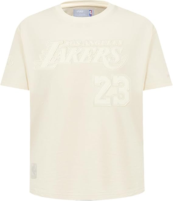 Pro Standard NBA Boys Big Boys NBA Los Angeles Lakers Lebron James Neutrals Player Cotton Short Sleeve Tee