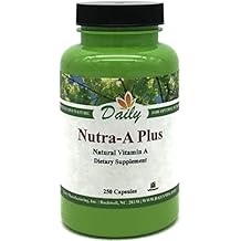 Daily Manufacturing Nutra-A PlusTM (Vegetarian Vitamin A-Palmitate & Beta-Carotene) 250 Vegetarian Capsules