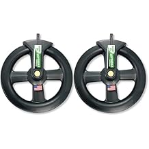 EVERLAST Clothesline Pulley (5-Inch wheel, 2-Pack) for Outdoor Laundry Systems, Heavy-Duty Weatherproof Clothesline Hardware, Smooth Line Movement, Replacement Pulley, Made in USA Since 1955 Model #40