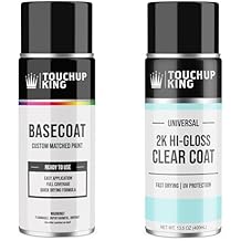 Custom 2k Paint Kit For Ford Ebony 148541 ZHE Includes One Basecoat Paint and One Can 2k Clearcoat