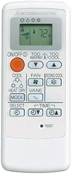 Mitsubishi Electric U01A05426- Air Conditioner Remote Controller (MS16A)