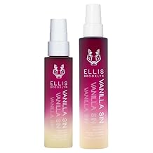 Ellis Brooklyn VANILLA SIN Hair And Body Fragrance Mist - رذاذ عطر جورماند مع الكرز الأسود والفريزيا الطازجة وفانيليا بوربون وعطر نباتي مصنوع في الولايات المتحدة الأمريكية، 50 مل و100 مل