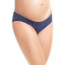 PLAYTEX Women's Mother V-Front Hipster Panty - 3 Pack، PMVFHS، NavyWhtDot / White / Peach، 2X