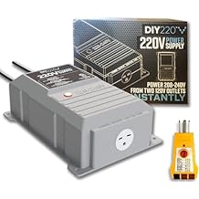 Krieger Quick Connect 220V Power Supply Converter and Travel Plug Adapter Kit (220V Voltage Converter)