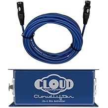 Cloud Microphones - Cloudlifter CL-1 Mic Activator Bundle with Get Lifted Studio Cable Blue w/Gold XLR (2 items) (25ft)