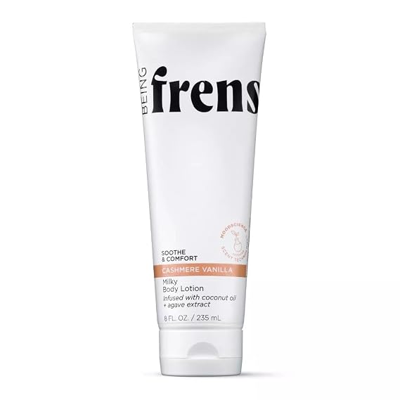 Being Frenshe BODY LOTION - Milky Hydrating Lotion for Dry Skin with Coconut Oil - 8 fl oz, 235 mL (Cashmere Vanilla)