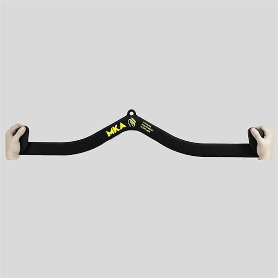 Cable Machine Attachment, Tricep Press Down Cable Attachment Home Gym Fitness Rowing V-bar Back Strength Training Handle Grips for Muscles Exercise