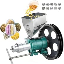 Electric Puffed Food Extruder Machine,Multi Function Puff Snack Machine,High Capacity 25-50 kg/Hour, Ideal for Snack Production and Corn Rice Puffing,Hollow Sticks Made of Corn and Rice