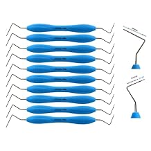 10 Pcs Periodontal Probe Set, UNC 15 and WHO Dual-Ended Marking Instruments, Color-Coded Millimeter Scale with Ergonomic Silicone Handles, Multi-Pack for Oral Assessment