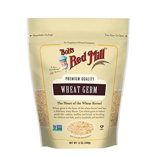 جنين القمح من Bobs Red Mill، عبوة 12 أونصة من 4 قطع - غير معدلة وراثيًا، نباتي، كوشير
