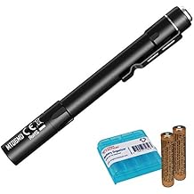مصباح يدوي Nitecore MT06MD Penlight بقوة 180 لومن للأطباء والممرضات وموظفي الطوارئ الطبية مع بطاريتين AAA ومنظم بطارية تكتيكي بقوة لومن مع خيار مقياس حدقة العين متاح