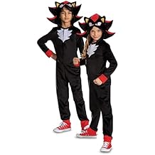Disguise Sonic 3 Shadow Costume, Official Sonic Movie 3 Costume for Kids, Large (10-12)