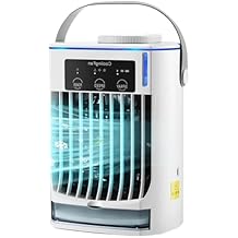 Portable. Small Space Air Conditioning for Home Rechargeable Portable Desktop Air Cooler .Tabletop