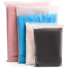 20 Pcs Travel Storage Bags for Luggage Organizer Bags, Clothes Packaging Ziplock Bag, Plastic Waterproof Resealable Compression Zipper Packing Bag for Travel Suitcase Clothing Shoes(4 Sizes)