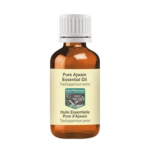 زيت أجوين العطري النقي Trachyspermum ammi مقطر بالبخار 15 مل 0.50 أونصة