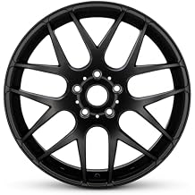 Romac Radium 19 Inch, 5 x 120 Bolt Pattern, 35 mm Offset, 72.6 mm Hub - Satin Black Alloy Rim
