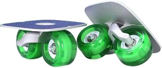 Anti-Slip Light Free Skates with PU Wheels - Drift Skates for Adults and Kids - Aluminum Material Beginner Drift Board