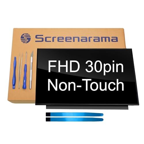 SCREENARAMA استبدال الشاشة الجديدة لـ Lenovo Ideapad 330S-15IKB ، FHD 1920x1080 ، IPS ، لامع ، شاشة LCD LED مع أدوات