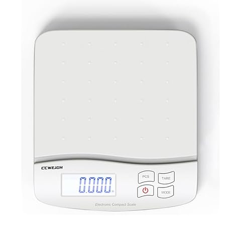 Digital Postal Scale 30kg 6 Units Conversion (g, lb, oz, lb'oz, kg'g, kg) | Large LCD Display, Easy to Use, Quick Switch | for Packages, Mailing, Shipping