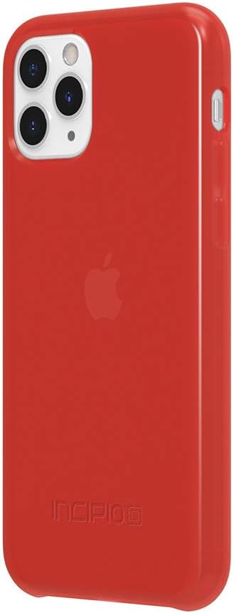 Incipio NGP Pure IPH-1827-RED Case for Apple iPhone 11 Pro (5.8 بوصة) (أحمر) [Qi Compatible Cover I Shockproof Mobile Phone Case I Tear Resistant Case I Flexible I Transparent]