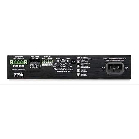 SPA2-60 SPA سلسلة EnergyStar السلطة مكبر للصوت، 1 U، 200 W