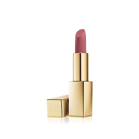 أحمر شفاه كريمي يدوم طويلاً من Estee Lauder Pure Color للنساء بلمسة نهائية كريمية | ممتلئ ومغذي، 0.12 أونصة