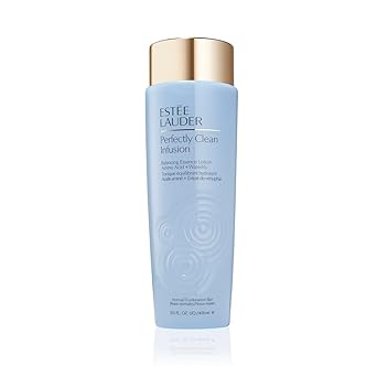 تونر الوجه Estee Lauder Perfectly Clean Infusion Balancing Skin Essence مع الأحماض الأمينية + زنبق الماء، 13.5 أونصة سائلة