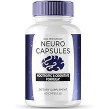 Neuro Capsules, Official NeuroCapsules Supplement for Brain Health & Memory Support - Maximum Strength, Advanced Formula Nootropic Pills, All Natural Neuro-Capsules Support Reviews (60 Capsules)