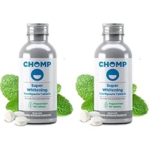 Chomp Super Whitening Toothpaste Tablets with Nano Hydroxyapatite (Pack of 2)