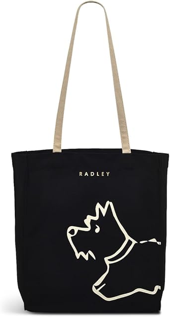 RADLEY لندن أيقونة مسؤولة صغيرة قابلة لإعادة الاستخدام حقيبة حمل قماش المعاد تدويرها