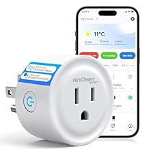قابس ذكي، منفذ WiFi ذكي متوافق مع Alexa وGoogle Assistant، مقبس WiFi Bluetooth مع مؤقت وجهاز تحكم عن بعد للتطبيق للمنزل، شبكة 2.4 جيجا هرتز فقط، قابس منفذ لاسلكي