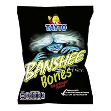 وجبات خفيفة من لحم الخنزير والخل من Tayto Banshee ، 1.48 أونصة ، عبوة من 8