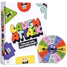 Laugh Attack [Can You Make Your Family Laugh? | Dont Laugh Challenge Card Game For Kids, Teens, and Families | Great For Father's Day, Reunions, Vacation | Kids Gift For Boys & Girls Ages 5+]