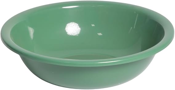 Superior PlasticosTM Recycled Plastic Multi-Purpose Tub, 5.8 L  6 Qt Round Basin Green Pack of 1