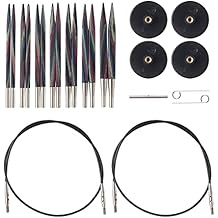 Knit Picks Options 2-3/4" Short Square Interchangeable Wood Knitting Needle Set (Foursquare)