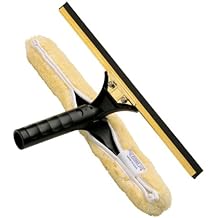 Ettore 71180 Backflip Window Squeegee، 18 Inch، Gold، Black
