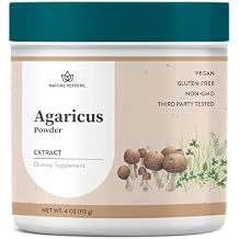 Nature Restore Agaricus Blazei Murill Extract Mushroom Powder, 4 Ounces, 40% Polysaccharides, Non GMO, Gluten Free