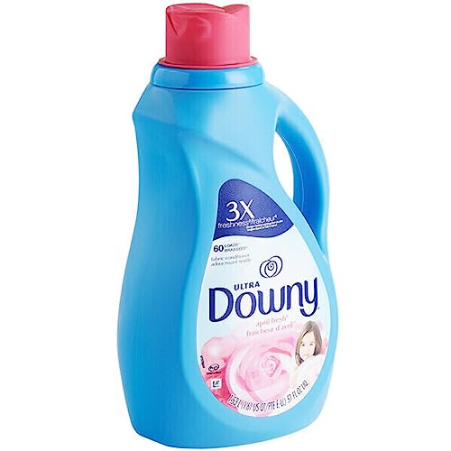بلسم Downy Ultra Liquid Fabric ، رائحة أبريل الطازجة ، 1.53 لتر - التعبئة والتغليف قد تختلف