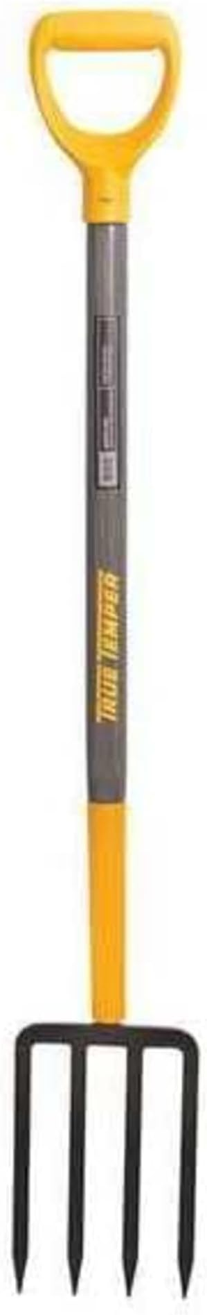 AMES The Companies، Inc 2812200 True Temper 4-Tine Forged Spading Fork